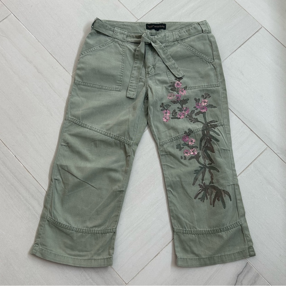 Vintage Gold Hawk Pants 🌸